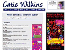Tablet Screenshot of catiewilkins.com